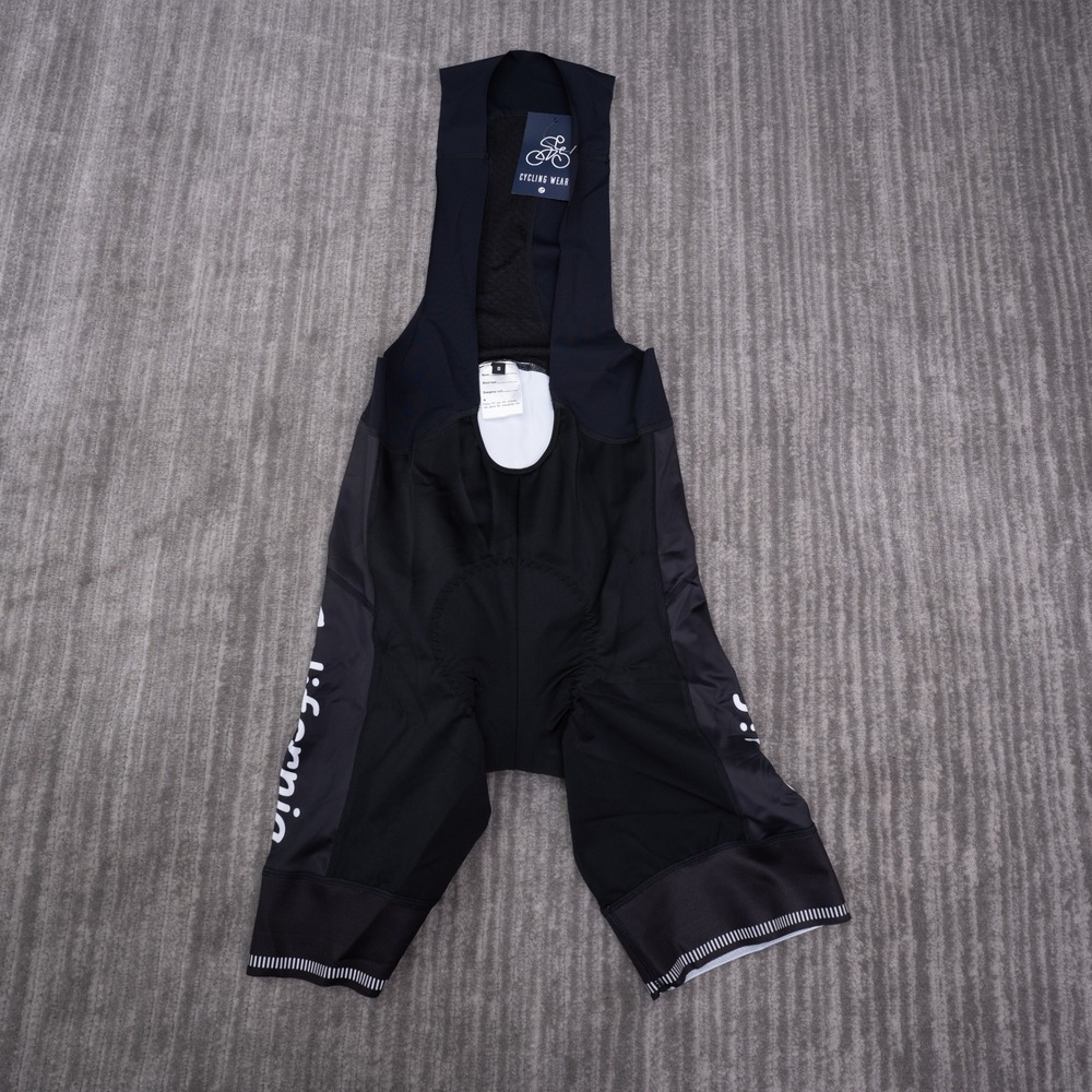 Cycling Wear Bib Shorts Mens S Black NEW California County Athlete Padded Monton